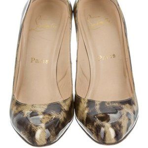 Christian Louboutin Decollete 868 Tiger Patent